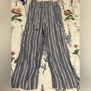 ABERCROMBIE & FITCH elastic waist wide leg pants